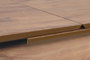 Hanah Home Mesa de Comedor Extensible Sigma - 991 Nogal y Negro